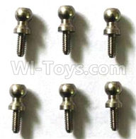 Subotech BG1510D WZS021 2X5 Ball head screws(6pcs),Subotech BG1510D RC Car Spare parts Accessories,1:24 4WD BG1510D RC Racing Car parts,High Speed Drifting Buggy Parts
