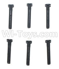 Subotech BG1510D WLS031 Half tooth screws(6pcs)-2.3X13.5,Subotech BG1510D RC Car Spare parts Accessories,1:24 4WD BG1510D RC Racing Car parts,High Speed Drifting Buggy Parts