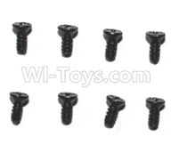 Subotech BG1510D WLS032 Countersunk head screws(8pcs)-M1.4X4,Subotech BG1510D RC Car Spare parts Accessories,1:24 4WD BG1510D RC Racing Car parts,High Speed Drifting Buggy Parts