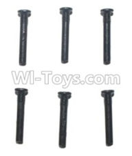 Subotech BG1511 WLS031 Half tooth screws(6pcs)-2.3X13.5,Subotech BG1511 RC Car Spare parts Accessories,1:12 4WD BG1511A BG1511B BG1511C BG1511D RC Racing Car parts,High Speed Drifting Buggy Parts