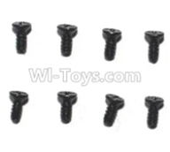 Subotech BG1511 WLS032 Countersunk head screws(8pcs)-M1.4X4,Subotech BG1511 RC Car Spare parts Accessories,1:12 4WD BG1511A BG1511B BG1511C BG1511D RC Racing Car parts,High Speed Drifting Buggy Parts
