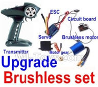 SuBotech BG1513 Upgrade Brushless set(Include the Transmitter,Brushless motor,ESC,Servo,Motor gear,Circuit board),Subotech BG1513 RC Car Spare parts Accessories,1:12 4WD BG1513 RC Racing Car parts,High Speed Drifting Buggy Parts