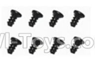 SuBotech BG1513 WLS001 Flat head screws(8pcs)-M2.0X4,Subotech BG1513 RC Car Spare parts Accessories,1:12 4WD BG1513 RC Racing Car parts,High Speed Drifting Buggy Parts