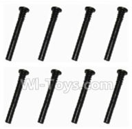 SuBotech BG1513 WLS015 Half Tooth Screws(8pcs)-M3X24,Subotech BG1513 RC Car Spare parts Accessories,1:12 4WD BG1513 RC Racing Car parts,High Speed Drifting Buggy Parts