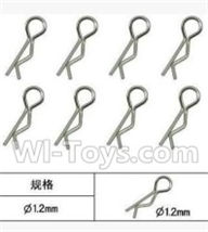SuBotech BG1513 WTZ008 R-Shape Pin(8pcs),Subotech BG1513 RC Car Spare parts Accessories,1:12 4WD BG1513 RC Racing Car parts,High Speed Drifting Buggy Parts