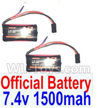 Subotch BG1515 Parts-75-02 DZDC01 7.4V 1500MAH Battery,18650 Battery(2pcs),Subotech BG1515 RC Car Spare parts Accessories,1:12 4WD BG1515 RC Racing Car parts,High Speed Drifting Buggy Parts