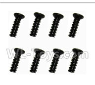 Subotch BG1515 Parts-95-01 WLS002 Countersunk head screws(2X7KB)-8pcs,Subotech BG1515 RC Car Spare parts Accessories,1:12 4WD BG1515 RC Racing Car parts,High Speed Drifting Buggy Parts
