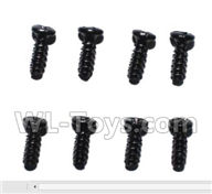 Subotch BG1515 Parts-95-12 WLS043 Flat head screws(3X8PB)-8pcs,Subotech BG1515 RC Car Spare parts Accessories,1:12 4WD BG1515 RC Racing Car parts,High Speed Drifting Buggy Parts