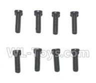 Subotch BG1515 Parts-95-15 WLS046 Mechanical screw (2.5X8PM)-8pcs,Subotech BG1515 RC Car Spare parts Accessories,1:12 4WD BG1515 RC Racing Car parts,High Speed Drifting Buggy Parts