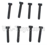 Subotch BG1515 Parts-95-20 WLS051 Flat head screws(2X14PB)-8pcs,Subotech BG1515 RC Car Spare parts Accessories,1:12 4WD BG1515 RC Racing Car parts,High Speed Drifting Buggy Parts