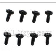 Subotch BG1515 Parts-95-21 WLS052 Flat head screws with media(2.6X6X6PWB)-8pcs,Subotech BG1515 RC Car Spare parts Accessories,1:12 4WD BG1515 RC Racing Car parts,High Speed Drifting Buggy Parts
