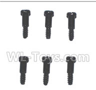 Subotch BG1515 Parts-95-26 WLS057 Step screws (3.6X13)-6pcs,Subotech BG1515 RC Car Spare parts Accessories,1:12 4WD BG1515 RC Racing Car parts,High Speed Drifting Buggy Parts