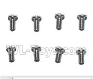 Subotch BG1515 Parts-95-27 WLS058 Mechanical screw (2.5X5PM)-8pcs,Subotech BG1515 RC Car Spare parts Accessories,1:12 4WD BG1515 RC Racing Car parts,High Speed Drifting Buggy Parts