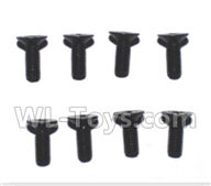 Subotch BG1515 Parts-95-28 WLS059 Countersunk head screws(2.5X8KM)-8pcs,Subotech BG1515 RC Car Spare parts Accessories,1:12 4WD BG1515 RC Racing Car parts,High Speed Drifting Buggy Parts
