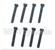 Subotch BG1515 Parts-95-29 WLS060 Countersunk head Mechanical screw (2.5X18KM)-8pcs,Subotech BG1515 RC Car Spare parts Accessories,1:12 4WD BG1515 RC Racing Car parts,High Speed Drifting Buggy Parts