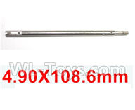 Subotch BG1515 Parts-96-18 WTZ025 Rear axle-4.90X108.6mm,Subotech BG1515 RC Car Spare parts Accessories,1:12 4WD BG1515 RC Racing Car parts,High Speed Drifting Buggy Parts