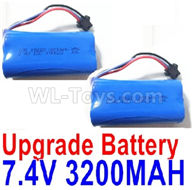 Subotech BG1520 Upgrade Battery Parts-Upgrade 7.4V 3200mah Battery(2pcs)
