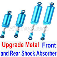 Subotech BG1520 Upgrade Metal Front and Rear Shock Absorber(Total 4pcs)