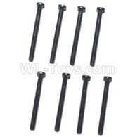 Subotech BG1520 screws-2.5X24PM machine screws (8pcs)-WLS044