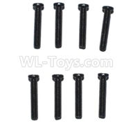 Subotech BG1520 screws-2.5X14PM machine screws(8pcs)-WLS048