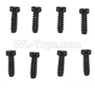 Subotech BG1520 screws-2.3X8PB screws(8pcs)-WLS050