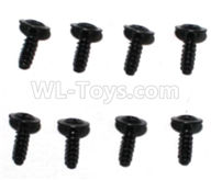 Subotech BG1520 screws-2.6X8X6PWB flat head meson screws(8pcs)-WLS052