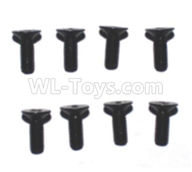 Subotech BG1520 screws-2.5X8KM countersunk head screws(8pcs)-WLS059