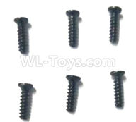 Subotech BG1520 screws-2.5X10KM countersunk head screws(6pcs)-WLS067