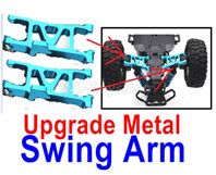 Subotech BG1520 Upgrade Metal Swing Arm. Total 2pcs. Blue Color.