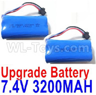 Subotech BG1521 Upgrade Battery Parts-Upgrade 7.4V 3200mah Battery(2pcs)