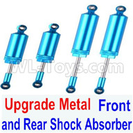 Subotech BG1521 Parts-Upgrade Metal Front and Rear Shock Absorber(Total 4pcs)
