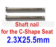 Subotech BG1521 Parts-Shaft nail for the C-Shape Seat(2pcs)-WTD003