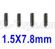 Subotech BG1521 Parts-optical axis(4pcs)-1.5X7.8mm-WTZ018