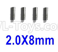 Subotech BG1521 Parts-optical axis(4pcs)-2X8mm-WTZ034