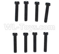 Subotech BG1521 Parts-2.5X14PM machine screws(8pcs)-WLS048