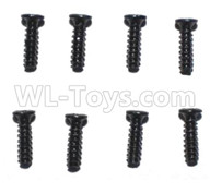Subotech BG1521 Parts-2.3X8PB screws(8pcs)-WLS050
