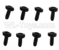 Subotech BG1521 Parts-2.6X8X6PWB flat head meson screws(8pcs)-WLS052