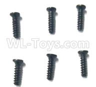 Subotech BG1521 Parts-2.5X10KM countersunk head screws(6pcs)-WLS067