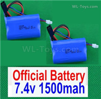 Subotech BG1525 Battery Packs, 2S 7.4V 1500mah Lipo Battery. Total 2pcs. DZDC01