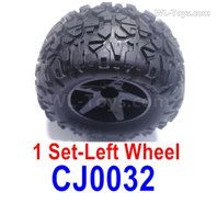 Subotech BG1525 Left Wheels Complete. It includes 2 set Left Wheels and Left Tires. CJ0032.