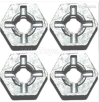 Subotech BG1525 Hexagonal round seat For the Wheels and Tires. H15061303. Total 4pcs.