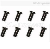 Subotech BG1525 Machine Screws. WLS016. The size is M3X6. Total 8pcs.