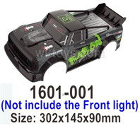 UDI RC Breaker 1601 Body shell Cover.Version 1. 1601-001.Not include the Front Light-302X45X90mm. UDIRC Breaker 1601 Parts, UDI RC UD1601 1/16 Car Parts.
