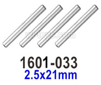 UDI RC Breaker 1601 Optical axis-1601-033-2.5x21mm-4pcs. UDIRC Breaker 1601 Parts, UDI RC UD1601 1/16 Car Parts.