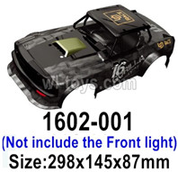 UDI RC 1602 Panther Body shell Cover-1602-001.Version 2 color. Not include the Front Light-298X145X87mm. UDI RC 1602 Panther Parts, UDIRC UD1602 1/16 Car Parts.