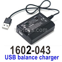 UDI RC 1602 Panther USB balance charger-1602-043. UDI RC 1602 Panther Parts, UDIRC UD1602 1/16 Car Parts.
