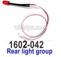 UDI RC 1602 Panther Rear light group-1602-042. UDI RC 1602 Panther Parts, UDIRC UD1602 1/16 Car Parts.