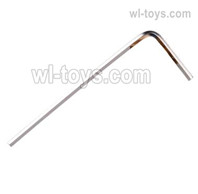 UDIRC 1603 Parts Inner hexagon Wrench. For the 0098 0099 M3 M4 Machine Screws, UDIRC 1/16 RC Rally Car Replacement Accesories.