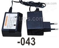 UDIRC 1603 Parts Upgrade charger and balance charger. It can directly charge on the socket, UDIRC 1/16 RC Rally Car Replacement Accesories.