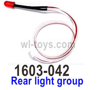 UDIRC 1603 Parts Rear light group.The kit number is 1601-042, UDIRC 1/16 RC Rally Car Replacement Accesories.